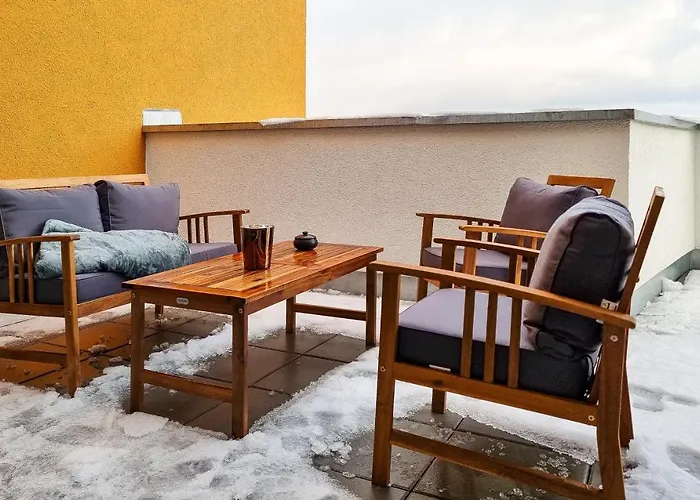 Wiluka Penthouse Mit Grosser Dachterasse -highspeed Wifi- 24std Check-in -nachhaltig Eingerichtet- Netflix Apartamento Limburg an der Lahn